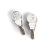 50Pcs Silver Bow Wire Needle Threader Stitch Insertion Hand Machine Sewing Tool