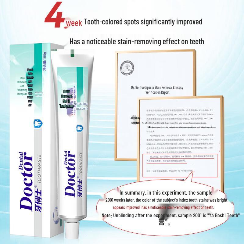 Dr. Dental Stain Removal Whitening Toothpaste