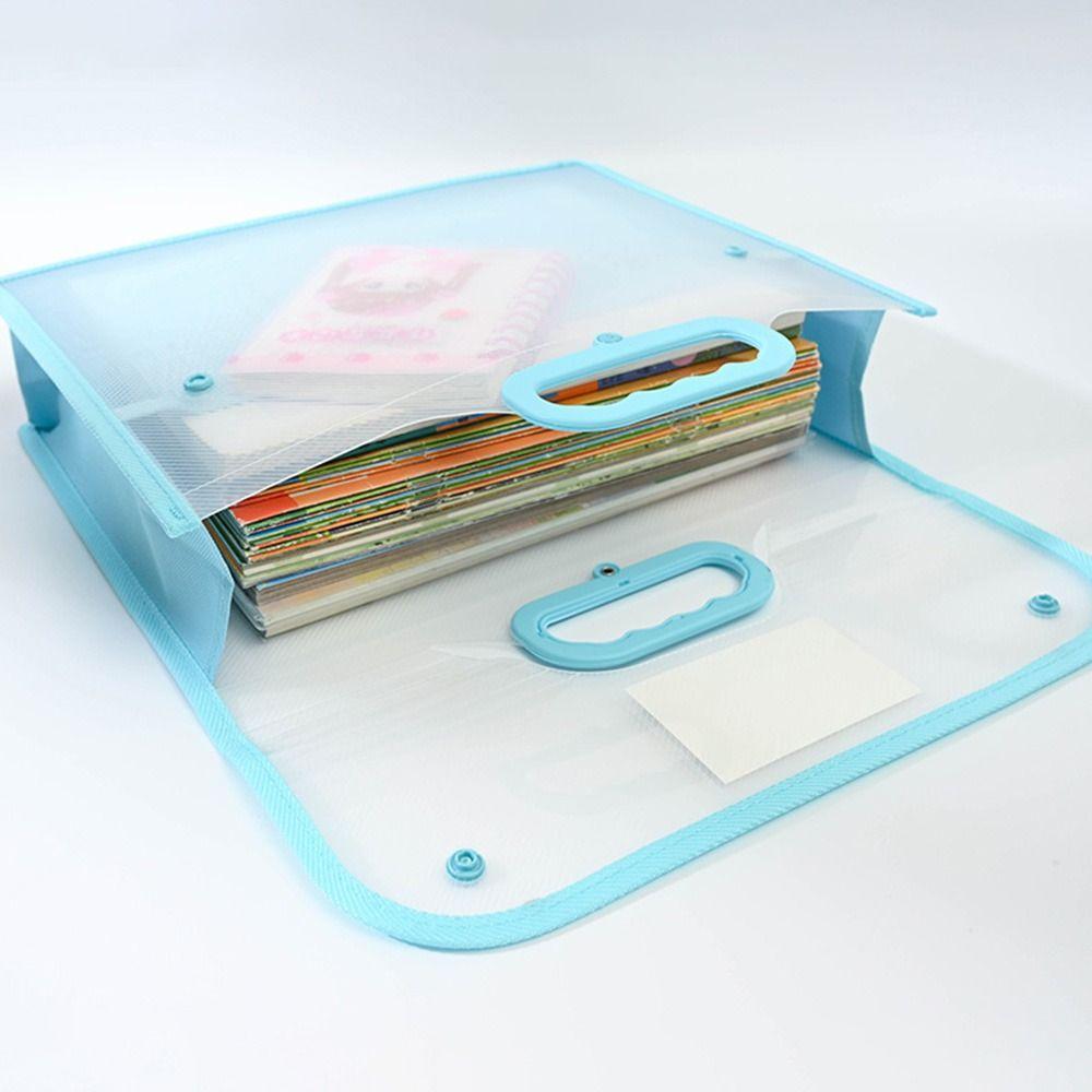 Visible Kids Document Bag Multifunctional File Folder Pouch  School Office Supplies