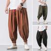 Freizeithose Design Nische Locker Herren Haremshose Laternenhose