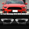 For Ford Mustang 2014 2015 2016 2017 Front Headlamp Cover Lamp Shade Headlight Shell Lens Plexiglass Replace Original Lampshade