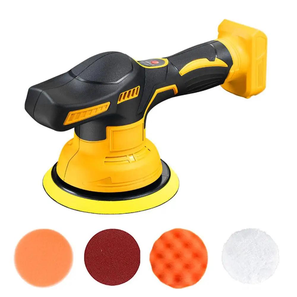 8 Gears Adjustable Car Polishing Machine Protable High Glaze Waxing Polishing Tool Sealing Electric Auto Quality Cordless Q1p8