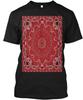Rotes Bandana T-Shirt Hergestellt in den USA Größe S bis 5XL