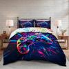 3PC Game Console Duvet Cover Digital Printing Technology Comfortable Four Season Home Decoration