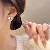 Exquisite Zircon Bow Non-Piercing Earrings – Luxurious and Elegant Ear Clips
