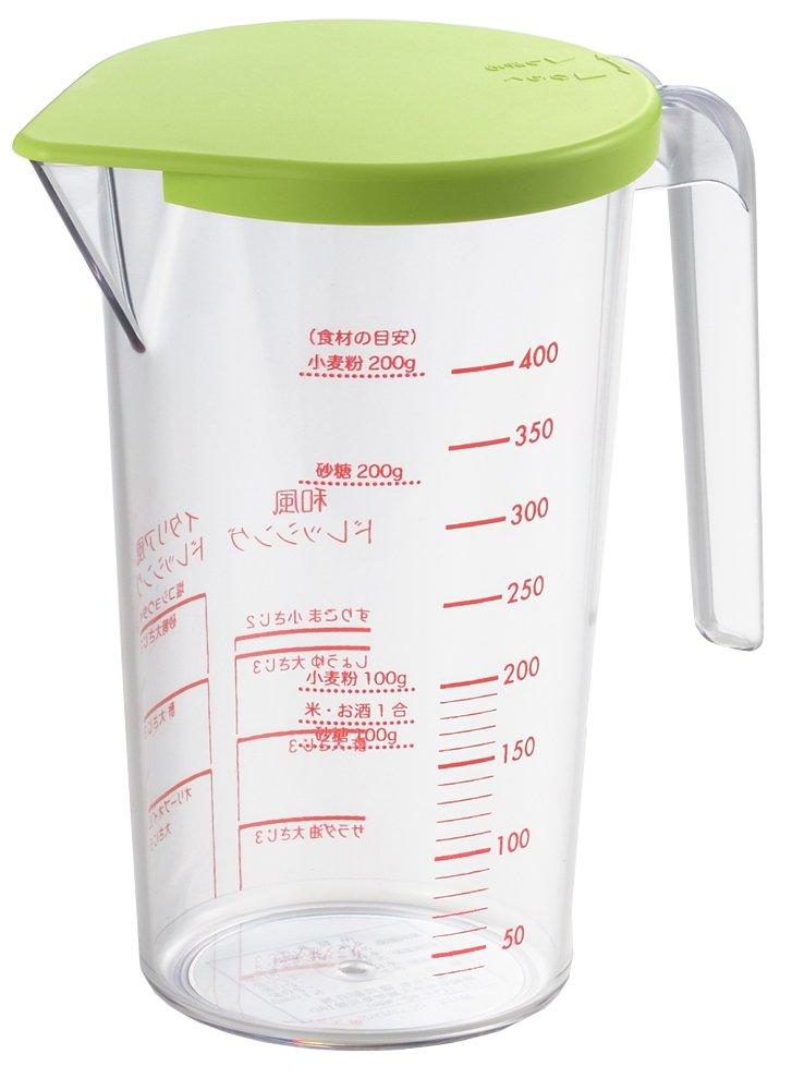 Measuring cup with lid, green, 4003031