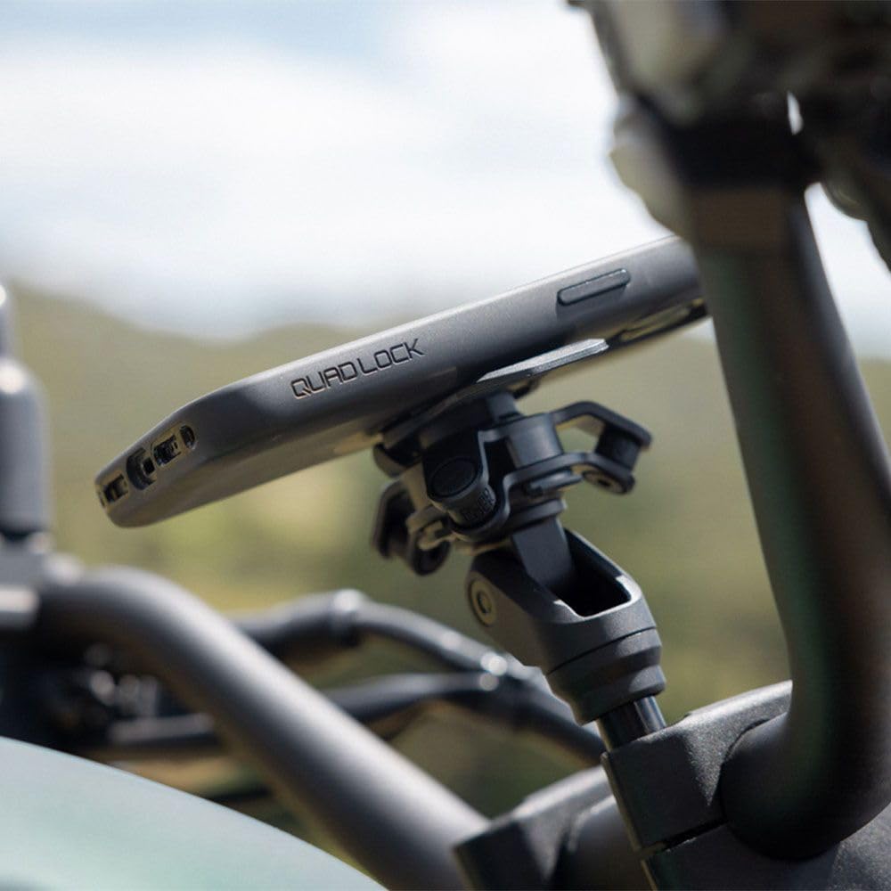 Quad Lock Motorcycle Handlebar Clamp Bolt Mount PRO for iPhone,