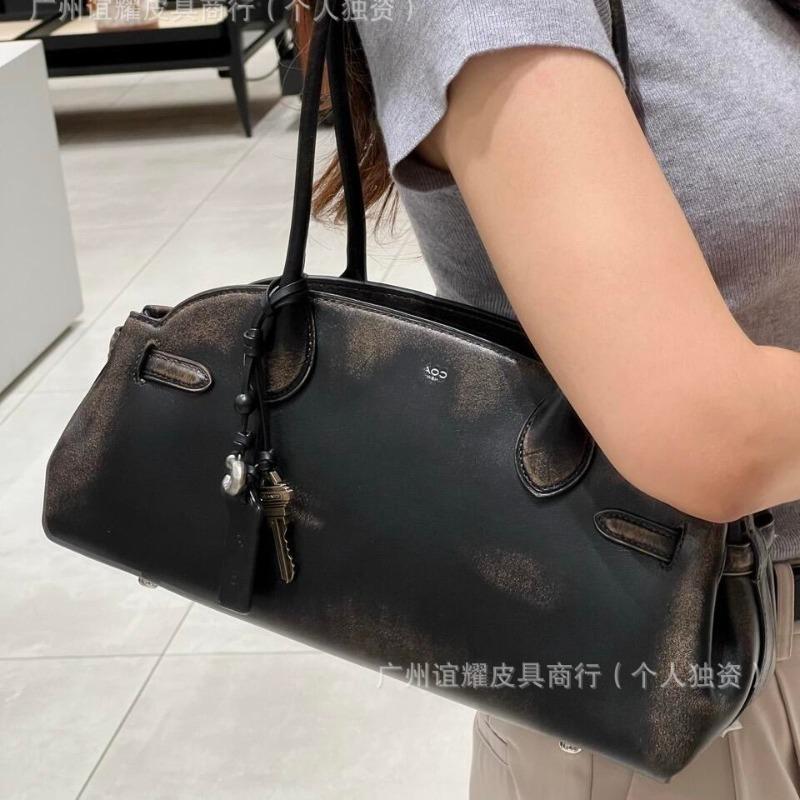 2 New Empire Carryall premium texture oil wax picofarad stick underarm bag fashion handbag