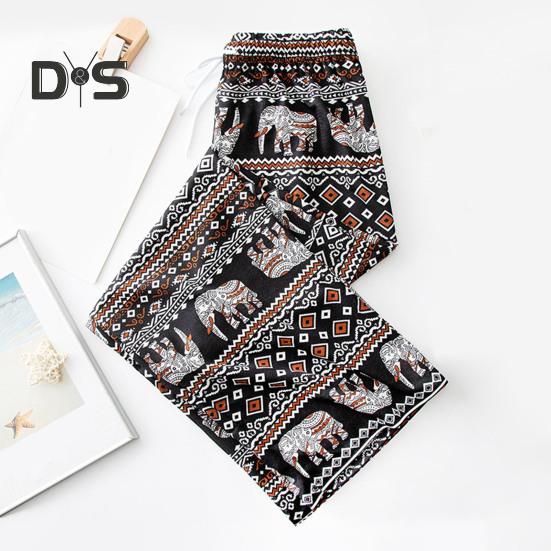 Breathable Casual Pants Full Length Popular Simple Wide Leg Long Trousers