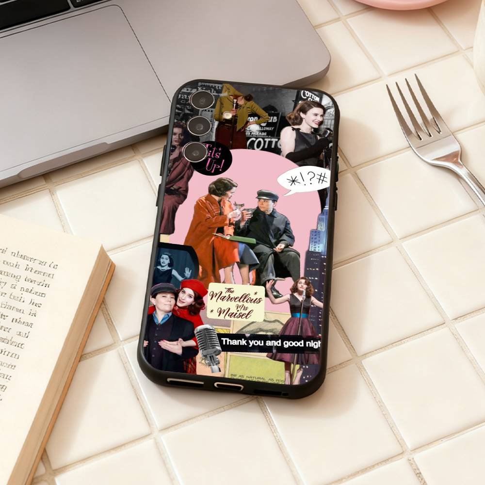 The M-Marvelous Mrs. Maisel phone Case For Samsung Galaxy A73,A72,A71,A70,A53,A52,A51,Others Soft Black Shell