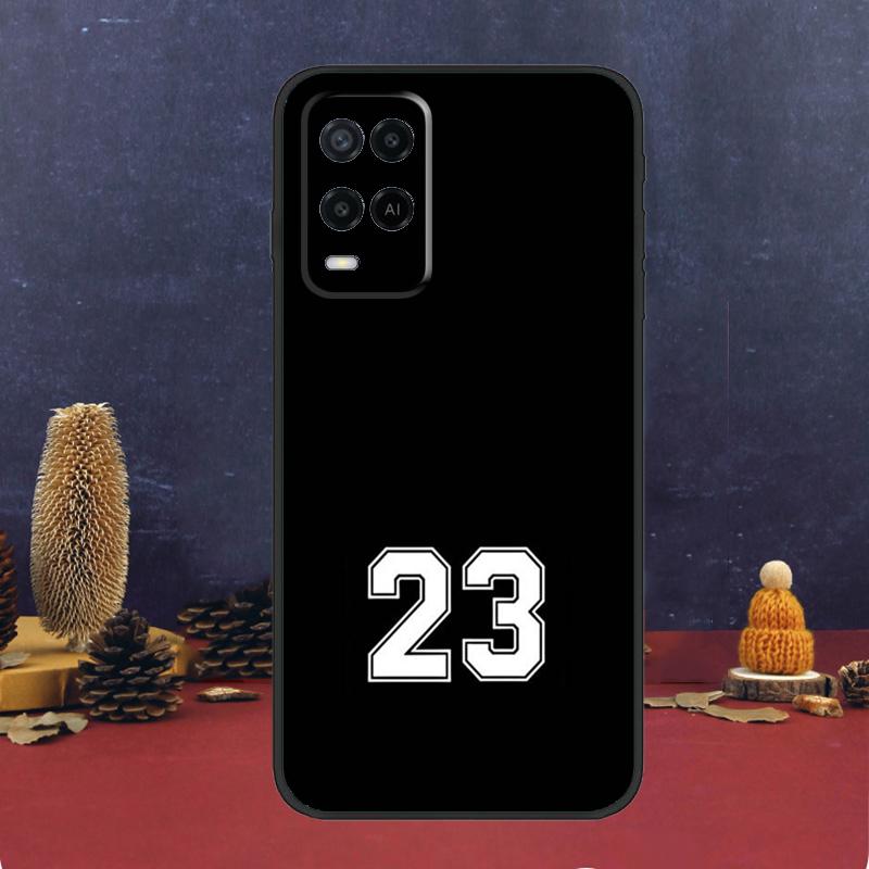 Basketball Number 23 Case For Oppo A60 A80 A40 A6 A5 Pro A15 A16 A17 A57 A94 A74 A54 A76 A96 A18 A38 A58 A78 A98