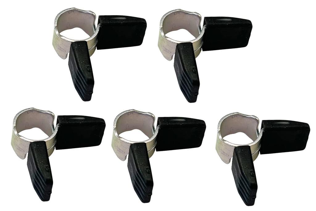 Kijima 104-250 Motorcycle Parts Hose Band, DX Type, Spring Clip Type, 0.4 Inches (10 Mm), Steel, Pack of 5