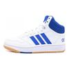 adidas Baskets Mi-montantes Hoops 3.0 K Blanc Bleu Royal Enfant Team-Royal Gomme IE0222