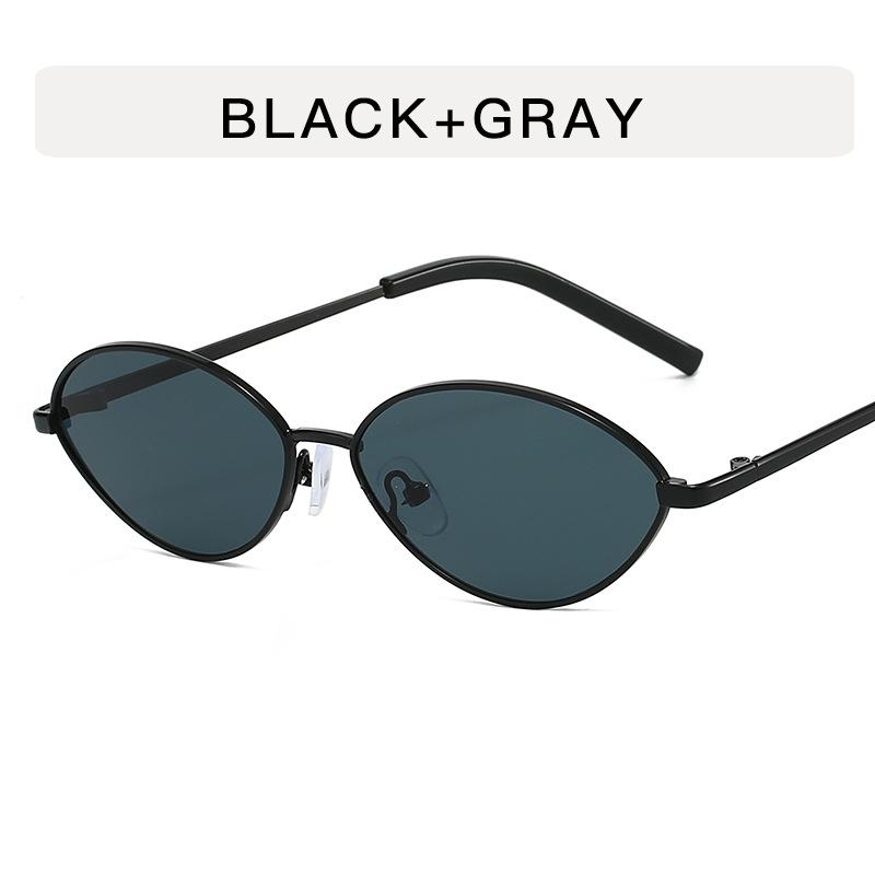 

Vintage Stylish Woman Sunglasses Cat Eye Shape UV400 Protection Designer Sun Glasses Driving Hiking Female Sunglass черный серый