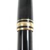 Excellent MONTBLANC Fountain Pen Meisterstck Classic Cap Type Black Gold 14K Mens Used