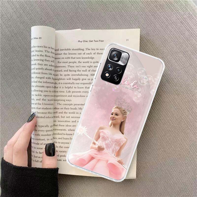 A-Ariana G-Grande Wicked Phone Case For Redmi Note 13 12 Pro Plus 14 15 Pro 5G 11 11T 11E 11S 10 Pro 10S 9 9S Cover Cell Clear T