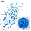 Mtssii 1g Colorful Shiny Laser Strip Irregular Paillettes Sequin Flakes Dust Nail Art Manicure Decor
