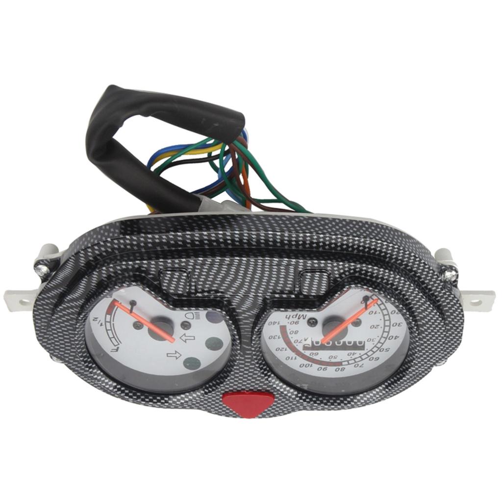 Motorcycle Instrument Panel 12V Motorbike Dashboard Assembly Stylish12V Motorcycle Instrument Consoles for 150cc Engines