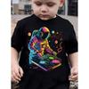 Boys Kids Clothes Stylish Cartoon Space Astronaut Graphic T Shirts Boy
