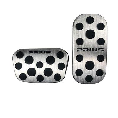 KOKATO Compatible Toyota Prius PHV Série 50 Début / Fin Couvre-pédale en aluminium, Frein