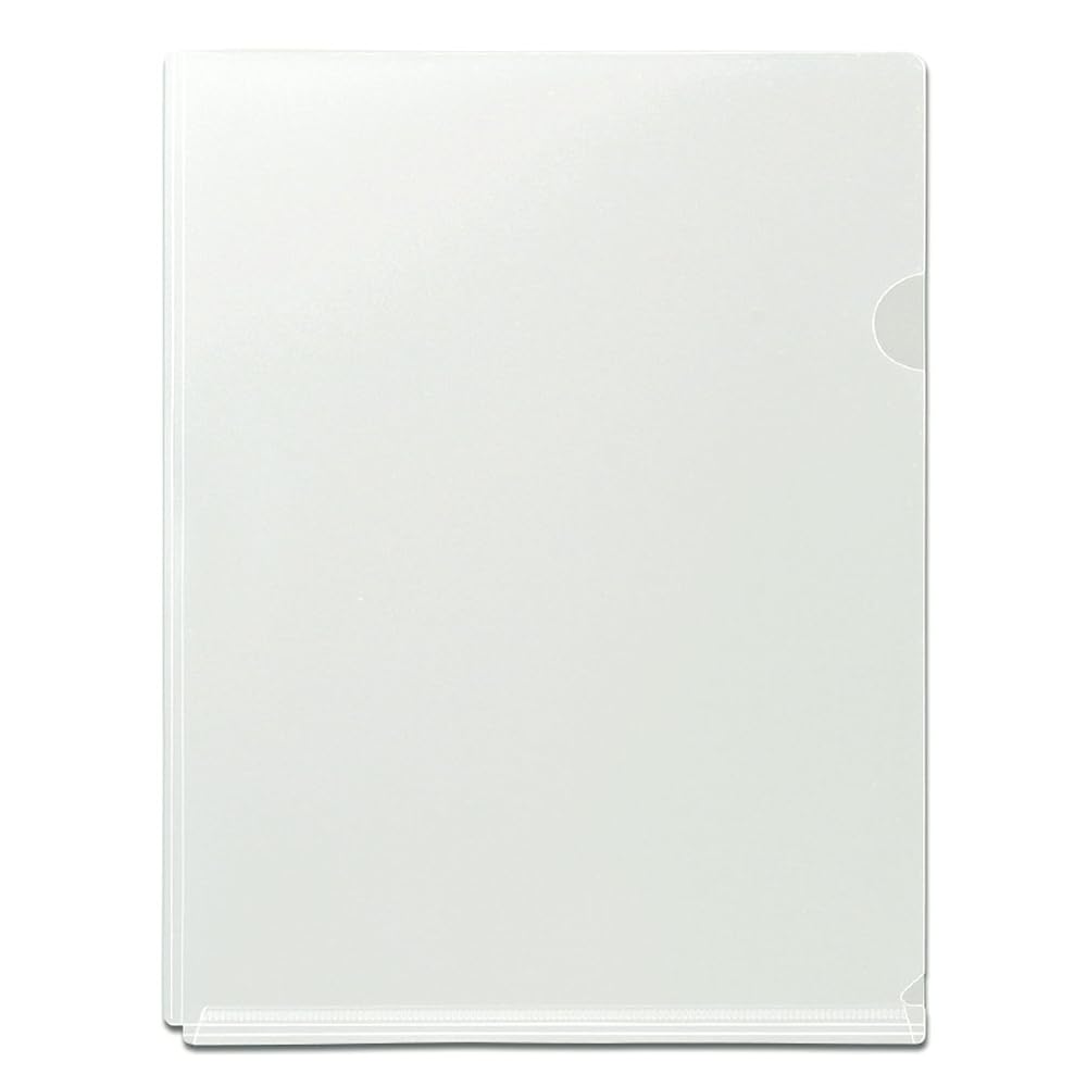 Plus Clear Holder A4, with Gusset for Ample Storage, 50 Sheets