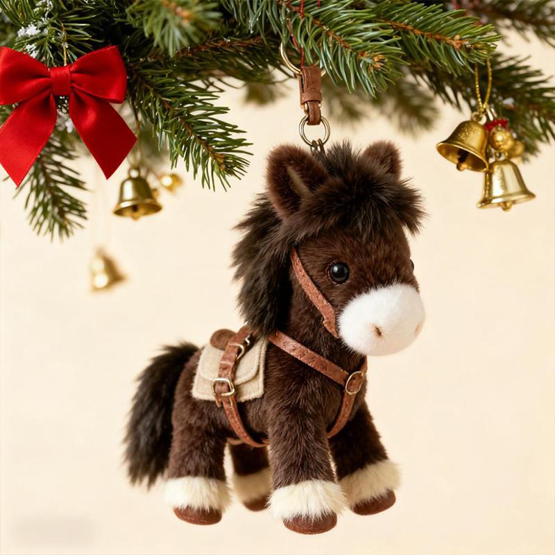 2026 Hästens År Maskot Hänge Zodiac Häst Gosedjur Väskberlock Nyårspresent