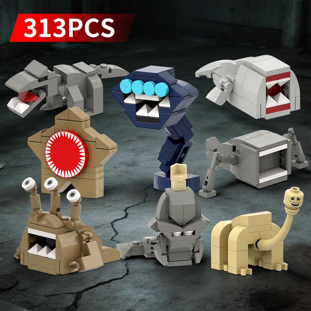 MOC Subnautica Bloop Sea Monster Building Blocks Set Deep Sea Monsters Bricks Model Toys for Kids Christmas Birthday Gifts
