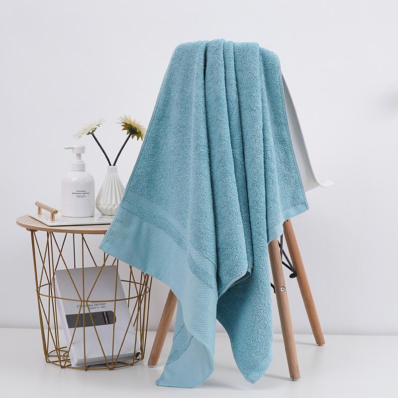 Long-staple Cotton Bath Towel, Pure Cotton Does Not Shed Hair, Adult Large Bath Towel, Wide Forging Cotton Absorbs Water.
