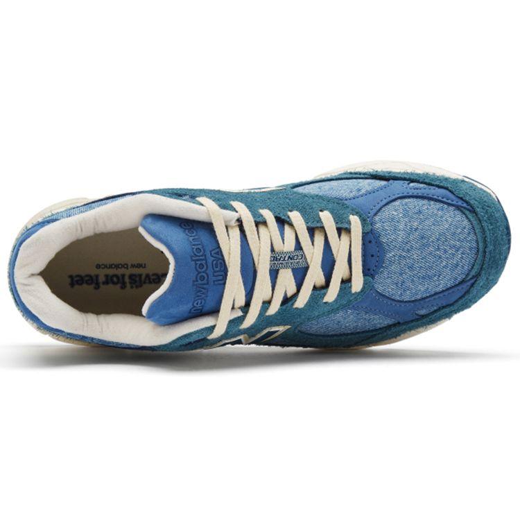 New Balance 990v3 Made In USA Mallard Blue Unisex Sneakers Dark-Blue M990LI3