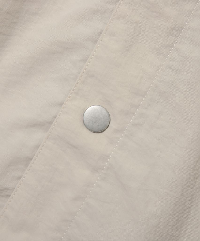 TRILLION Utility Big Pocket Nylon Short Sleeve Shirt [Sand]