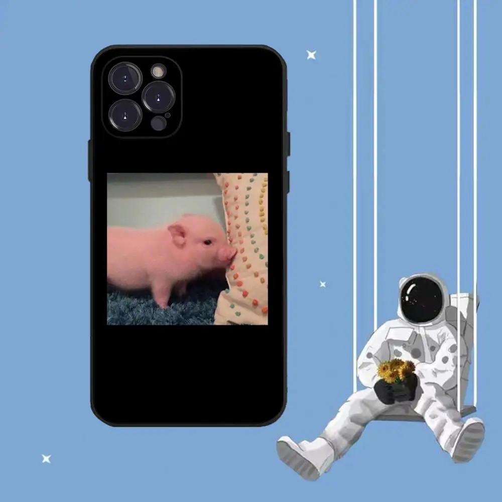 Husă Telefon Mobil Iphone15, Husă Telefon Mobil Drăguță cu Purceluș, Pictată Anti-Cădere Pentru Husă Telefon Mobil Anti-Cădere.