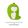 Cute Fruit Seal Shaped Latex Squeaky Dog Toy Durable Bite Resistant Teething Chew Toy for Small Medium Dogs Puppies Relieve Boredom