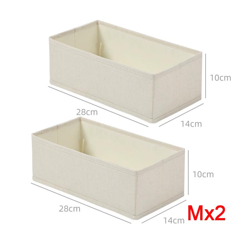1/3pcs Fabric Cabinet Underwear Organizer Drawer Closet Storage for Clothes Bra Socks Underpants - Neatly Arranges Your Drawers