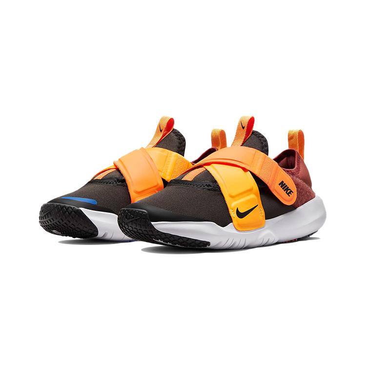 Nike Flex Advance Low top Running Shoes Black Orange Children Aged 3 7 Years Old CZ0186-200
