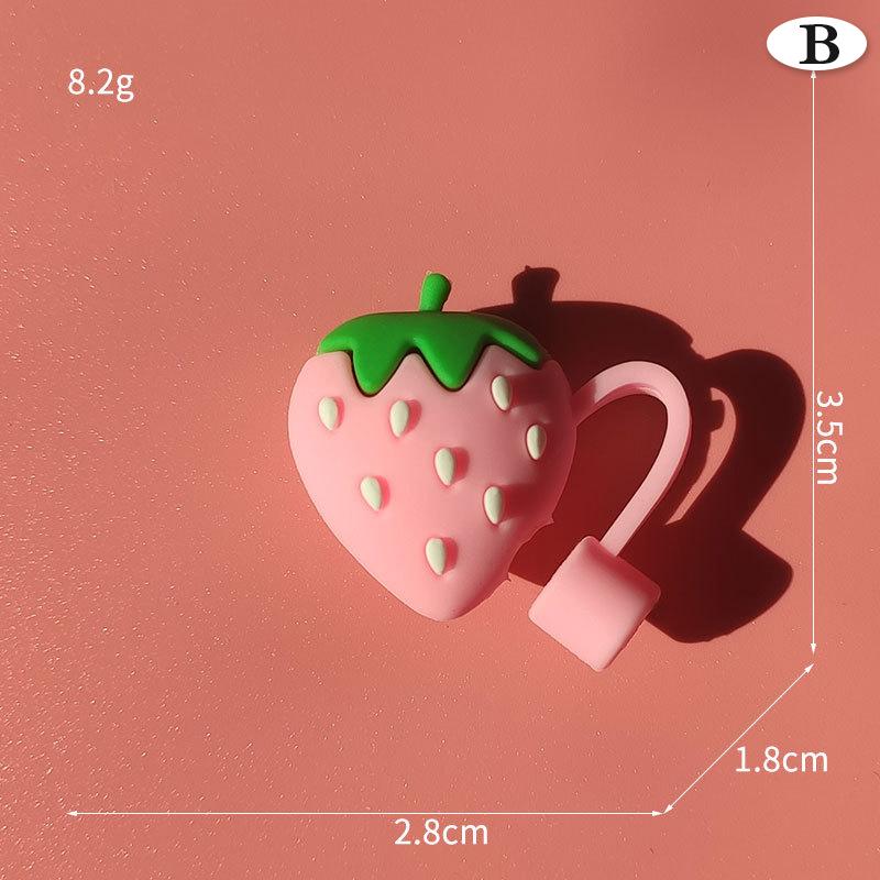 Silicone Material Dustproof Reusable Plugs Straw Cap Environmental Protection