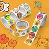 500sheets/roll Student Stationery Stickers Rolling Animal Roll Stickers Cute Sticker Kids DIY Gift Sealing Label Decoration TMZ