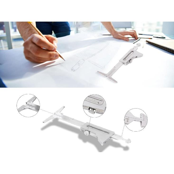 Hi Lo Welding Gauge Inch Gage, Stainless Steel Test Ulnar Welder Inspection Pitch Welding Measure Gauge Measurement Tools