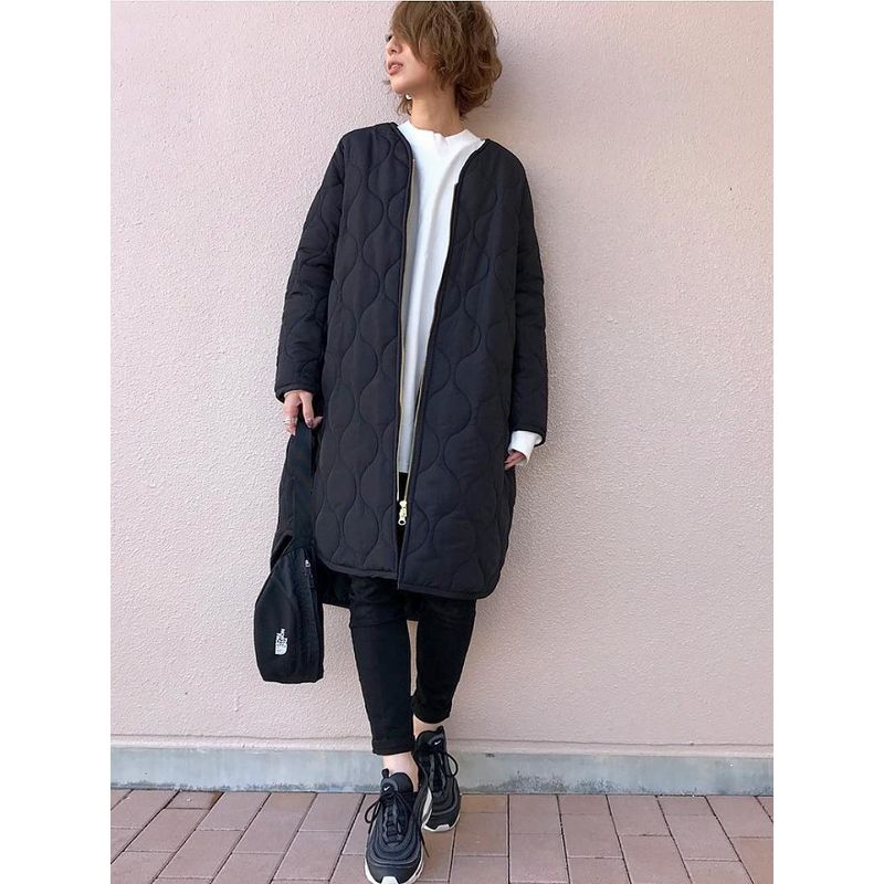 Fashion Amazon Mid Length Long Length Round Neck Coat