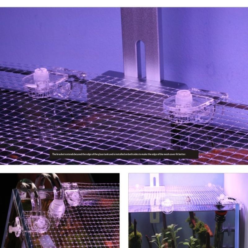 1Pcs Fish Tank Net Anti Jumping Guard Pet Balcony Net Diy Accessories Aquarium Fish Tank Top Covering Aquarium Cover