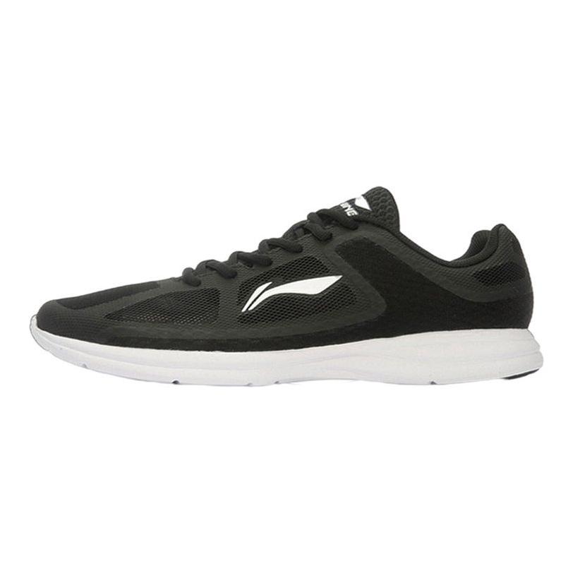 Li-Ning Comfortable Versatile Non-Slip Wear-Resistant Low-Top Running Shoes Men Sneakers Black White ARBP101-1