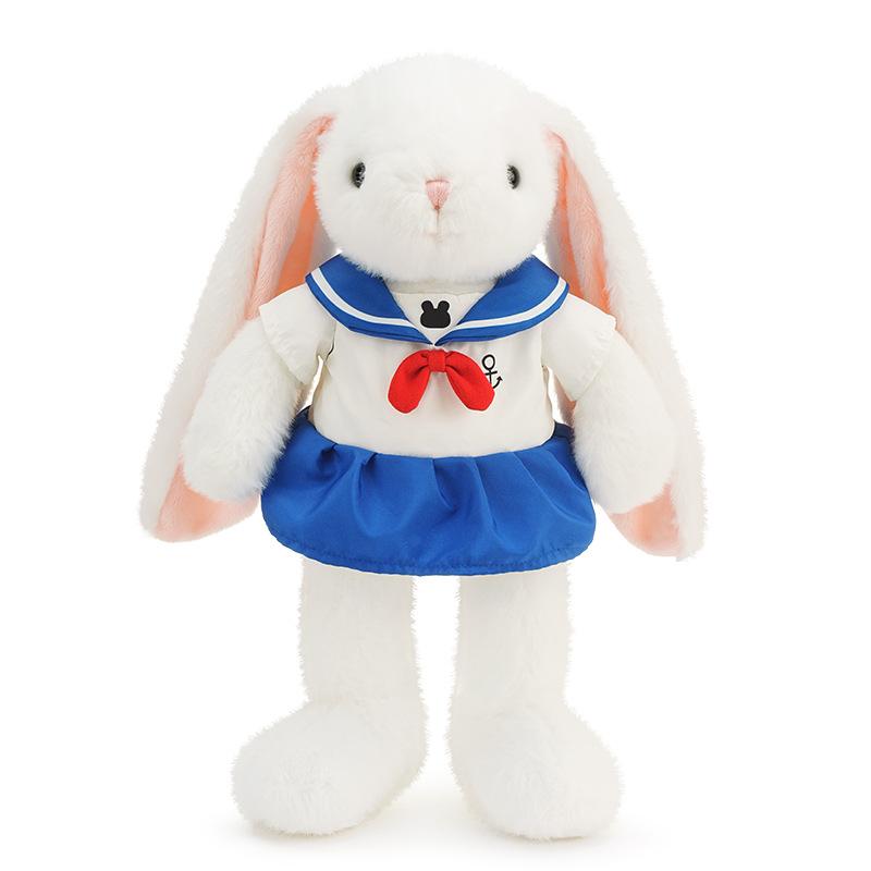 

Navy Baby Rabbit Plush Toy with Long Ears - Cute Cartoon Comfort Doll for Kids 35 cm