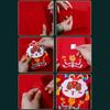 Cartoon New Year Blessing Bag Snake Pattern Material Package Crafts DIY Lucky Bag  Kindergarten