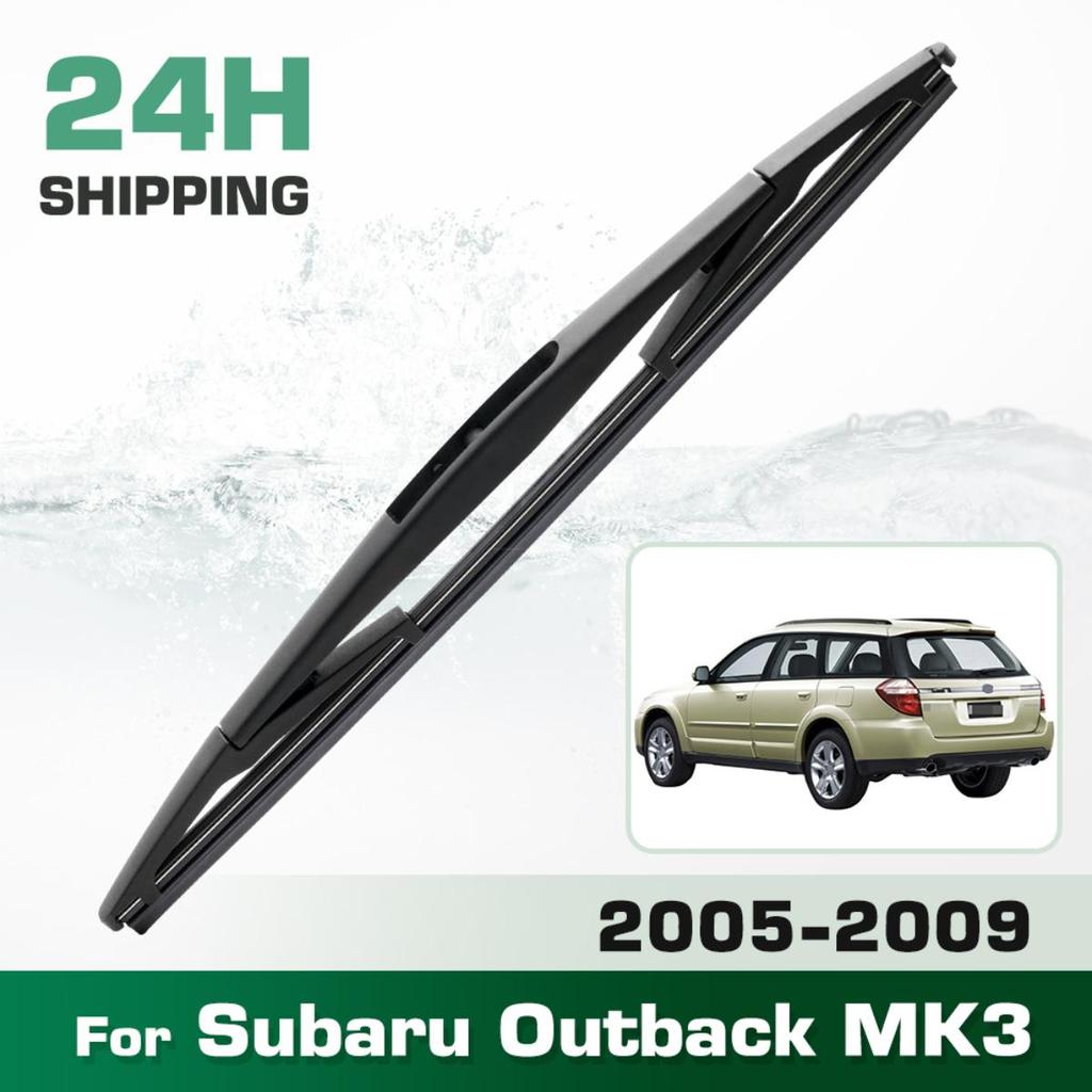 Rear Windshield Wipers Blades,Premium All-Season Wiper Blades Replacement For Subaru Outback MK3 2005-2009,Natural Rubber Bayonet,Easy To Install 14″