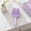 Cat Ear Self Cleaning Hair Brush for Women, Vented Hair Styling Brush for Faster Blow Drying, Detachable Curved Hair Detangler Brush