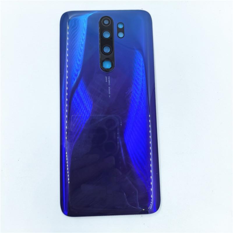 Battery Cover For Xiaomi Redmi Note 8 Pro Back Glass Panel Rear Door Housing With Camera Lens Replacement+Sticker