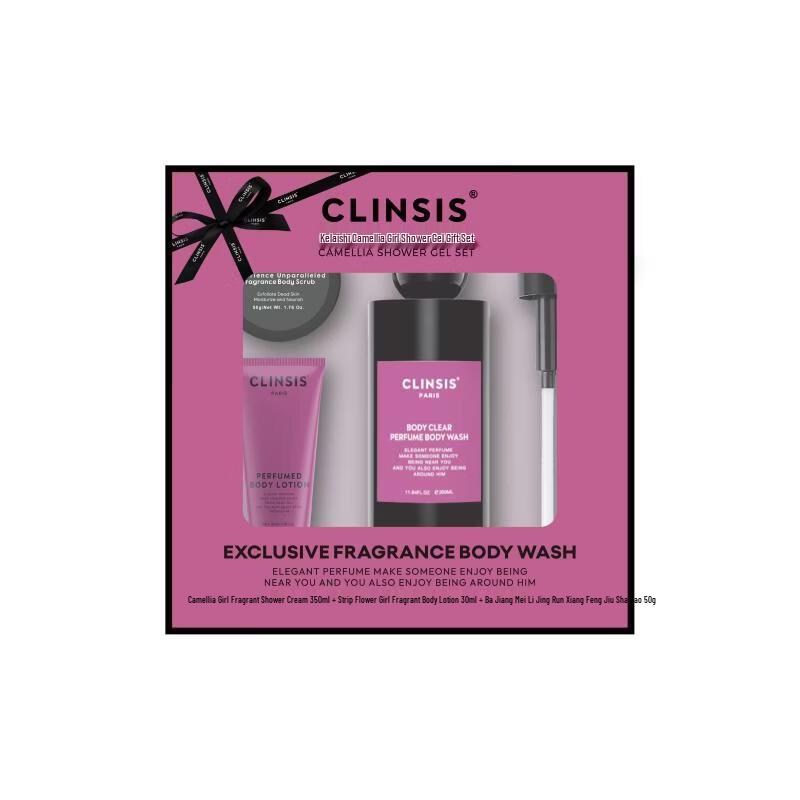 CLINSIS Camellia Girl Scented Shower & Body Care Set
