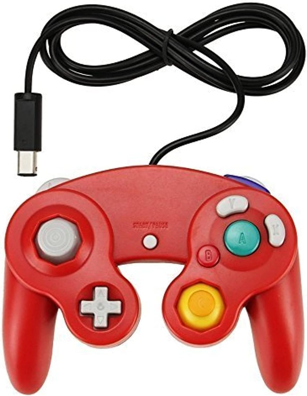 New Generic Red Classic Wired Gamepad Joypad Controller For Nintendo Wii Gamecube Remote красный