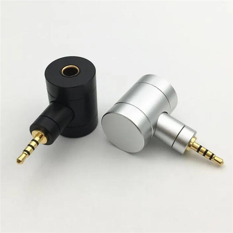 HIFI Angle 4.4 Balanced Earphone Adapter For SONY, Music Players- DIY Design 4.4Mm Female To 2.5Mm 4Pole/3.5Mm 3Pole Male Plug