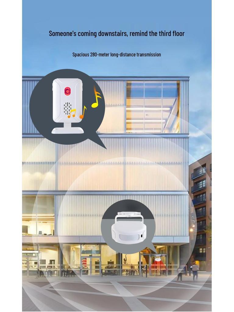 Wireless Infrared Motion Sensor Voice Welcomer
