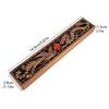 VUFUL Incense Holder, Horizontal Incense Burner, Simple Design with Lid, Perfect for Study, Meditation, Repose, Memorial Services, Buddhist Altars,